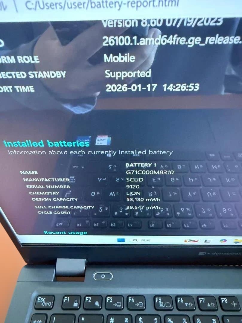 Windowsノート本体 Dynabook G83/i5-1135g7/16g/1t