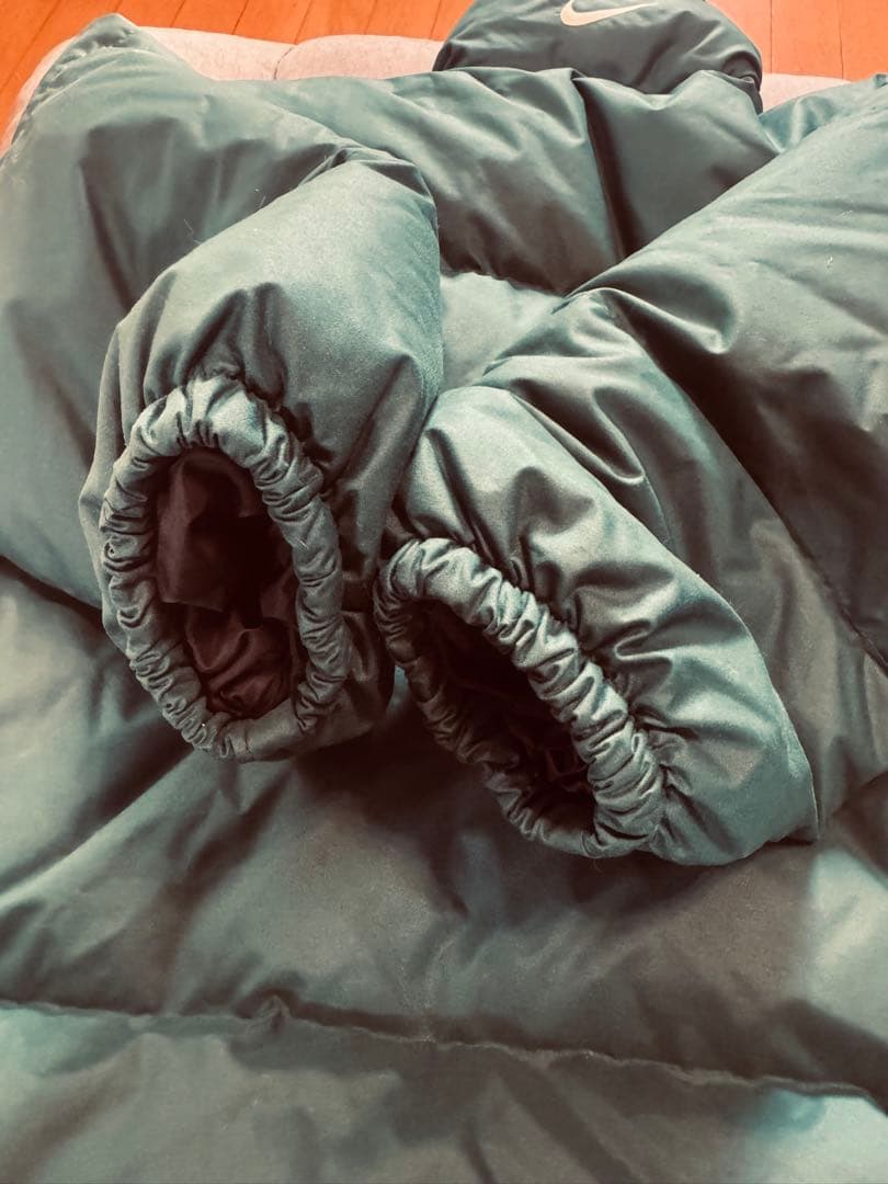 NIKE ダウンジャケット 緑 ビッグシルエット グリーン