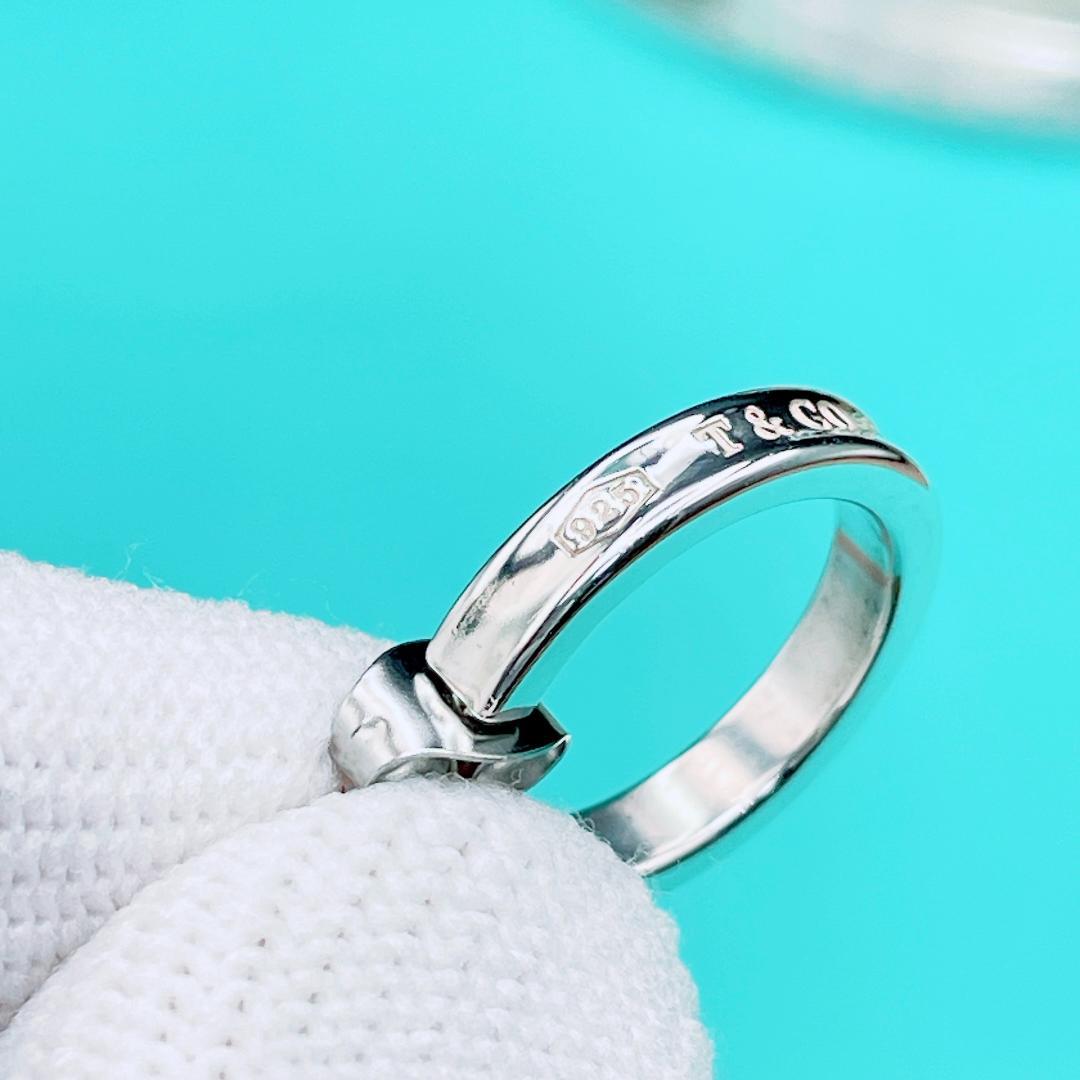 ◇ティファニー◇新品仕上済 1837 ナロー フープ ピアス 925 2.12g