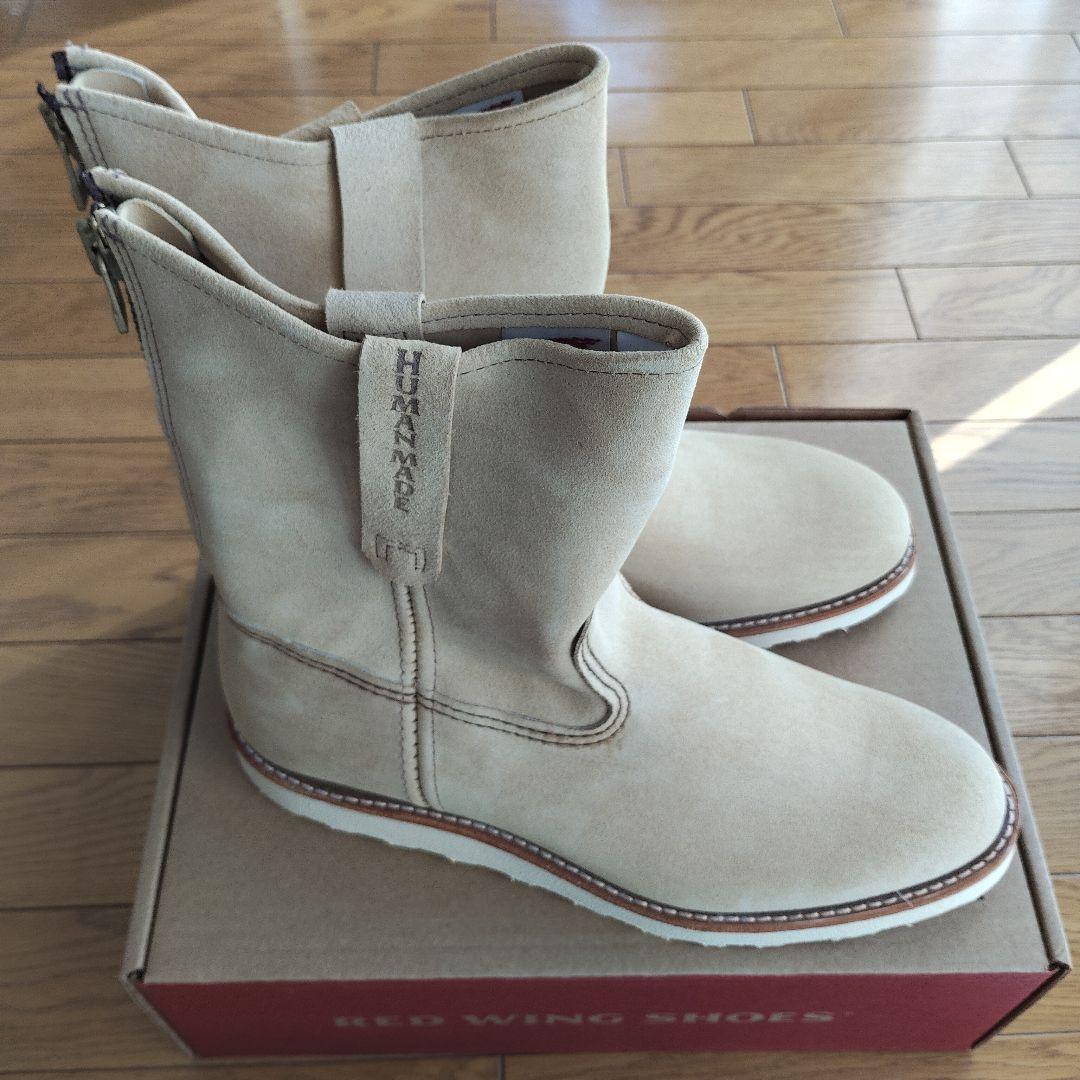 新品即納 28 HUMAN MADE RED WING Pecos Beige
