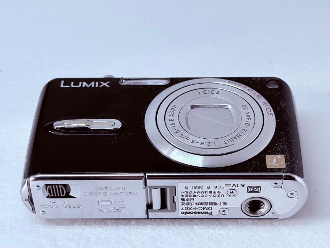 LUMIX DMC-FX07 ブラック 動作確認済 平成レトロ コンデジ