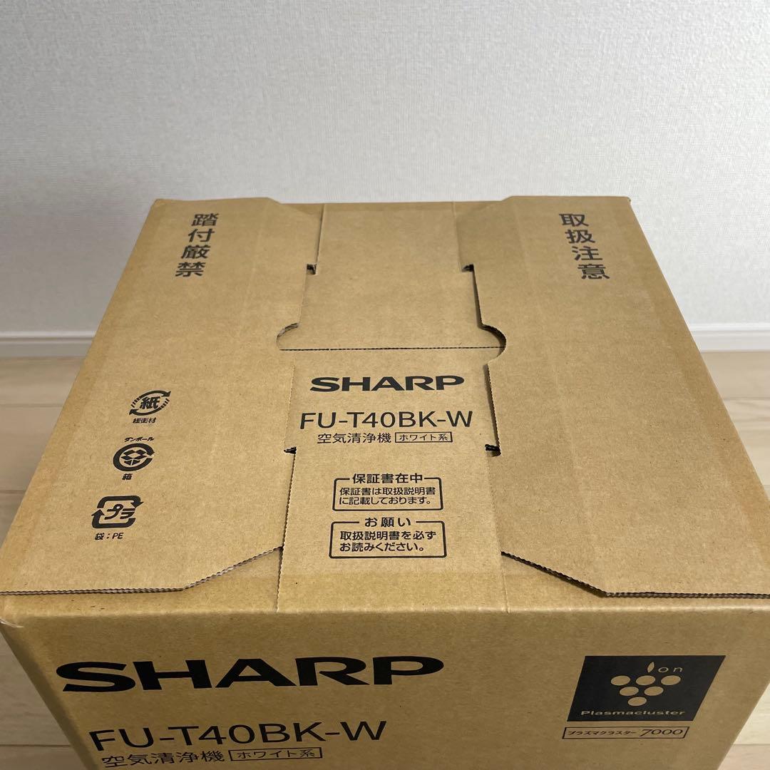 SHARP FU-T40BK-W 空気清浄機