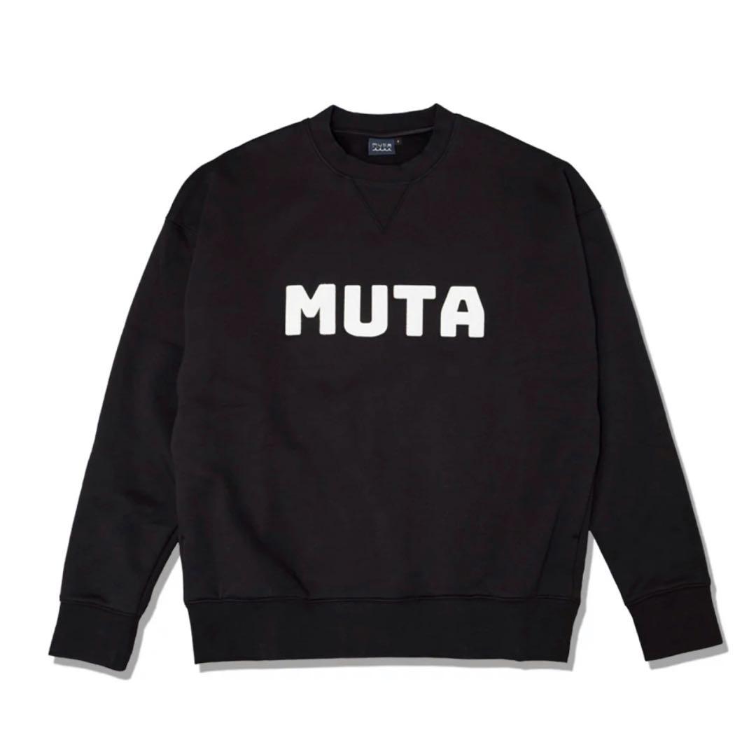 muta MARINEムータマリン☆ BIG クルーネックスウェットBOAT☆黒