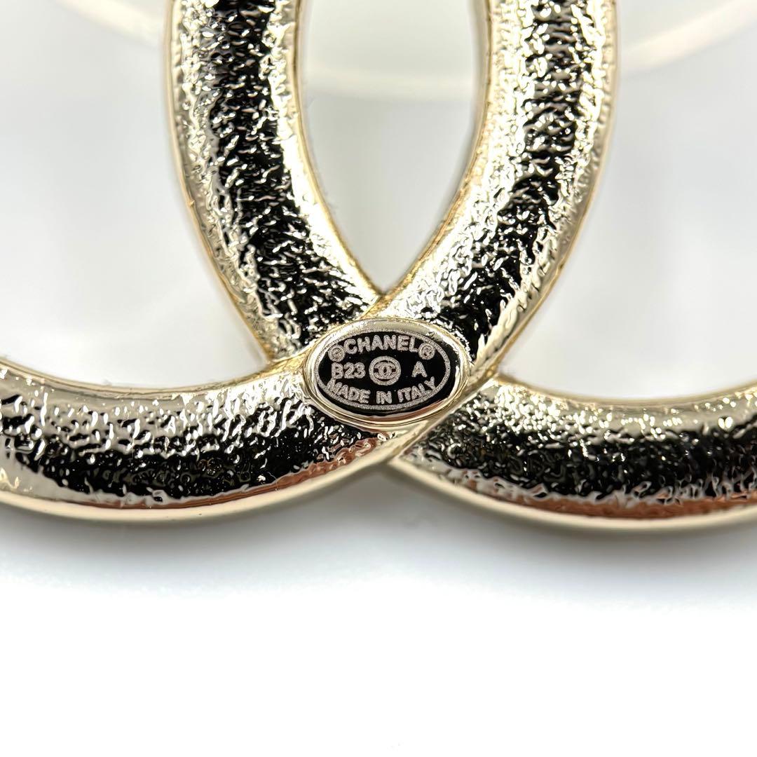 【極美品】シャネル CHANEL ブローチ ココマーク パール ゴールド