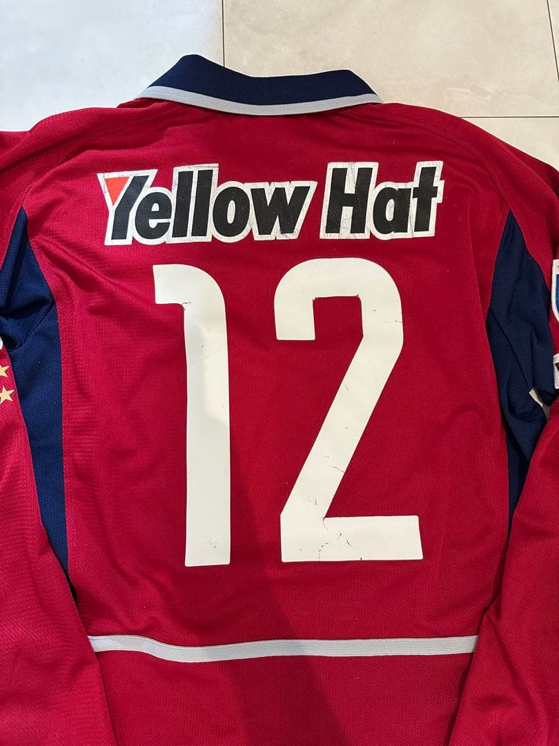 鹿島アントラーズ NIKE ホーム長袖ユニフォーム天皇杯優勝ワッペン付