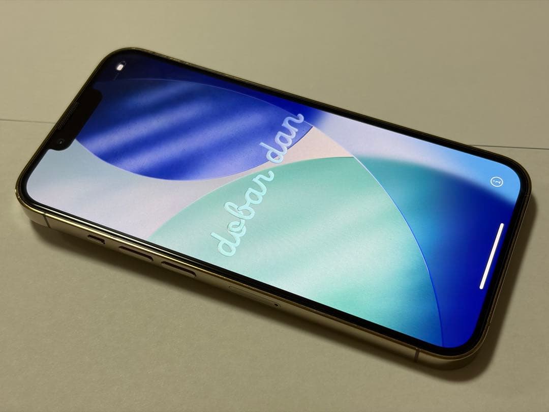 iPhone13Pro 128GB ゴールド 本体 i Faceケース付き