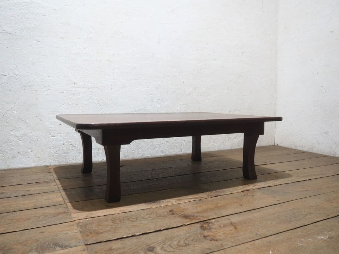 1394 折りたたみ式　大きい角ちゃぶ台　座卓　ローテーブル　古家具　レトロ