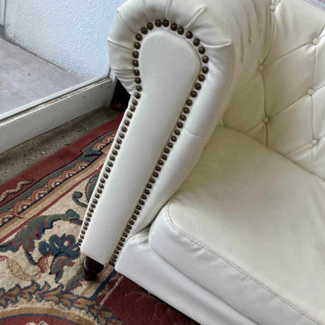 北欧レトロ 東谷 フェリーニ リベット打ち 二人掛けソファー 2シーター 姫系