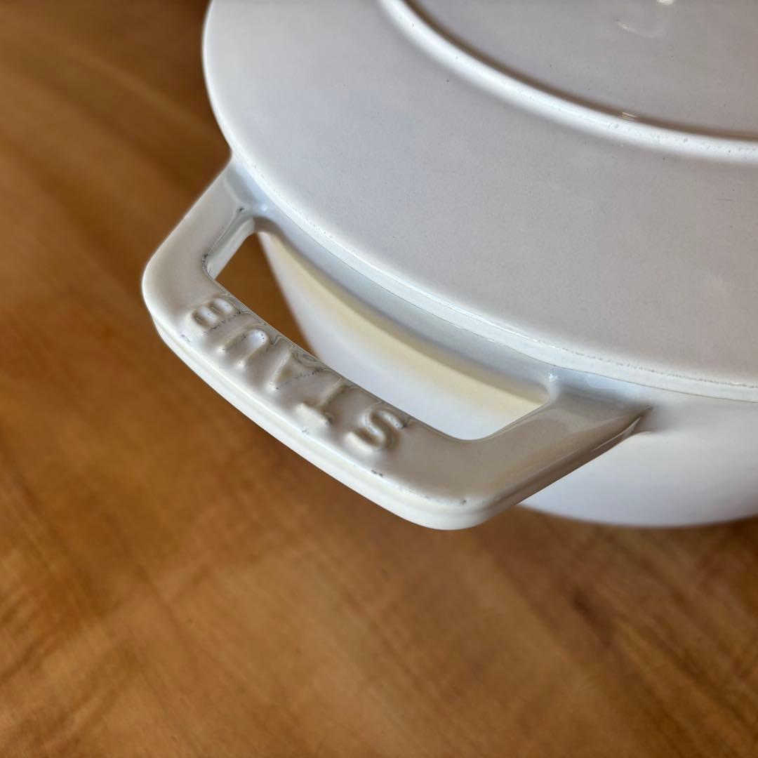 STAUB Wa-NABE ワナベ M 18cm ホワイト