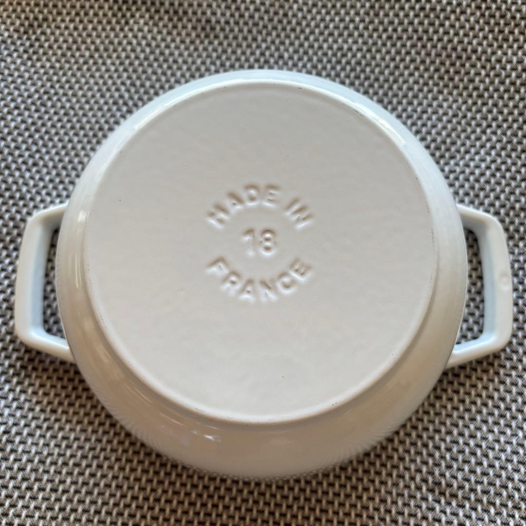 STAUB Wa-NABE ワナベ M 18cm ホワイト