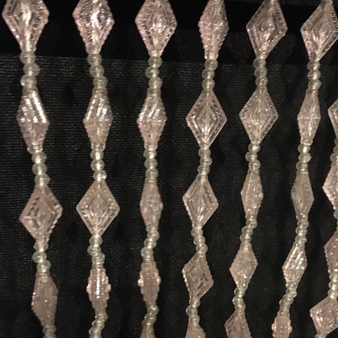 昭和　レトロ　★ビーズのれん　カーテン