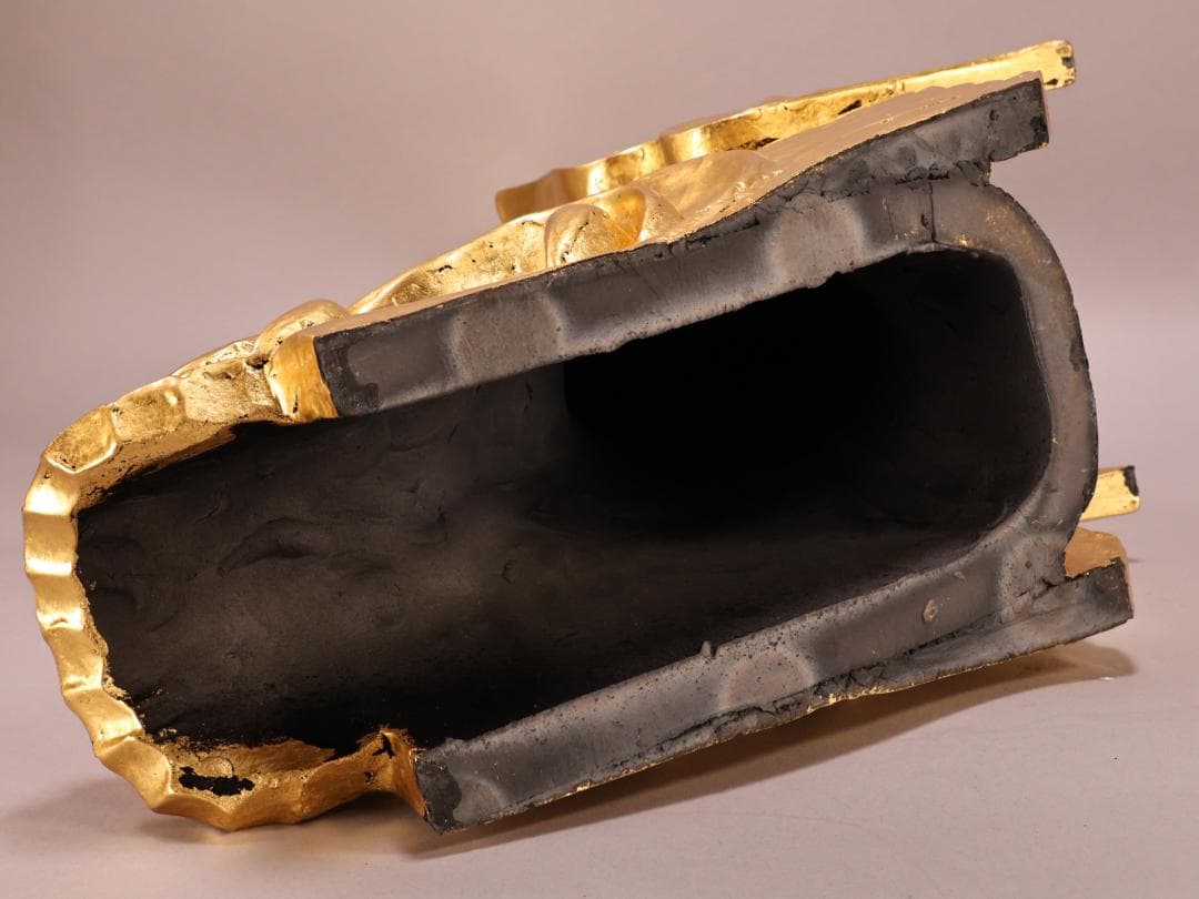 BK261　金鯱鉾　しゃちほこ　一対　鬼瓦　屋根瓦　置物　明石城　平成十二年