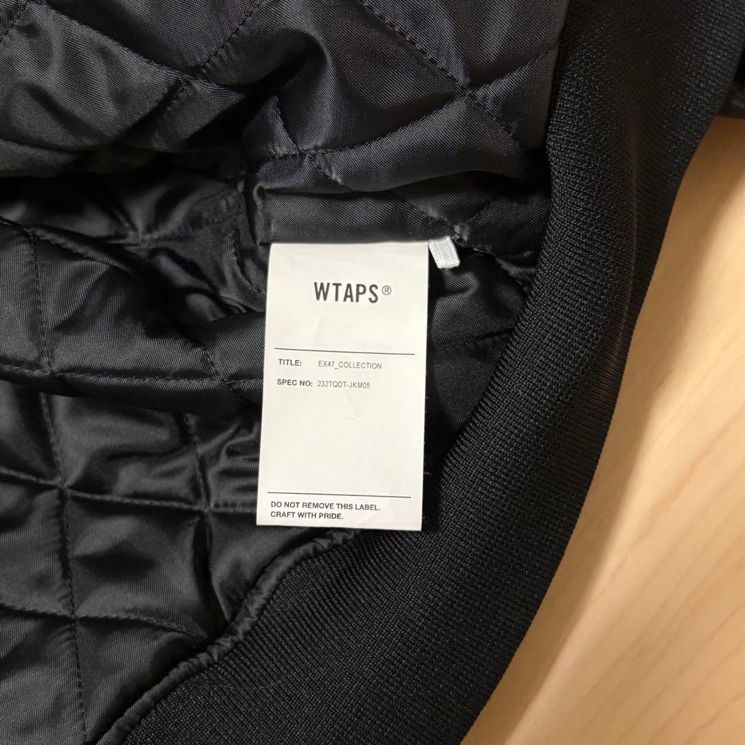 ダブルタップス　チームジャケット　ブラック　Mサイズ　23fw