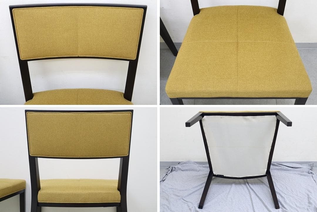 B②4脚セット 美品 TIME&STYLE ダイニングチェア 椅子 旭川家具