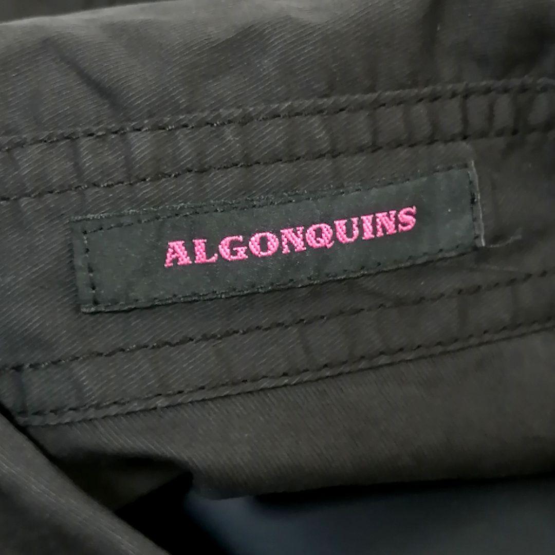 美品✨ アルゴンキン　ボウタイ ブラウス　リボン　変形　銀ボタン　F　ブラック