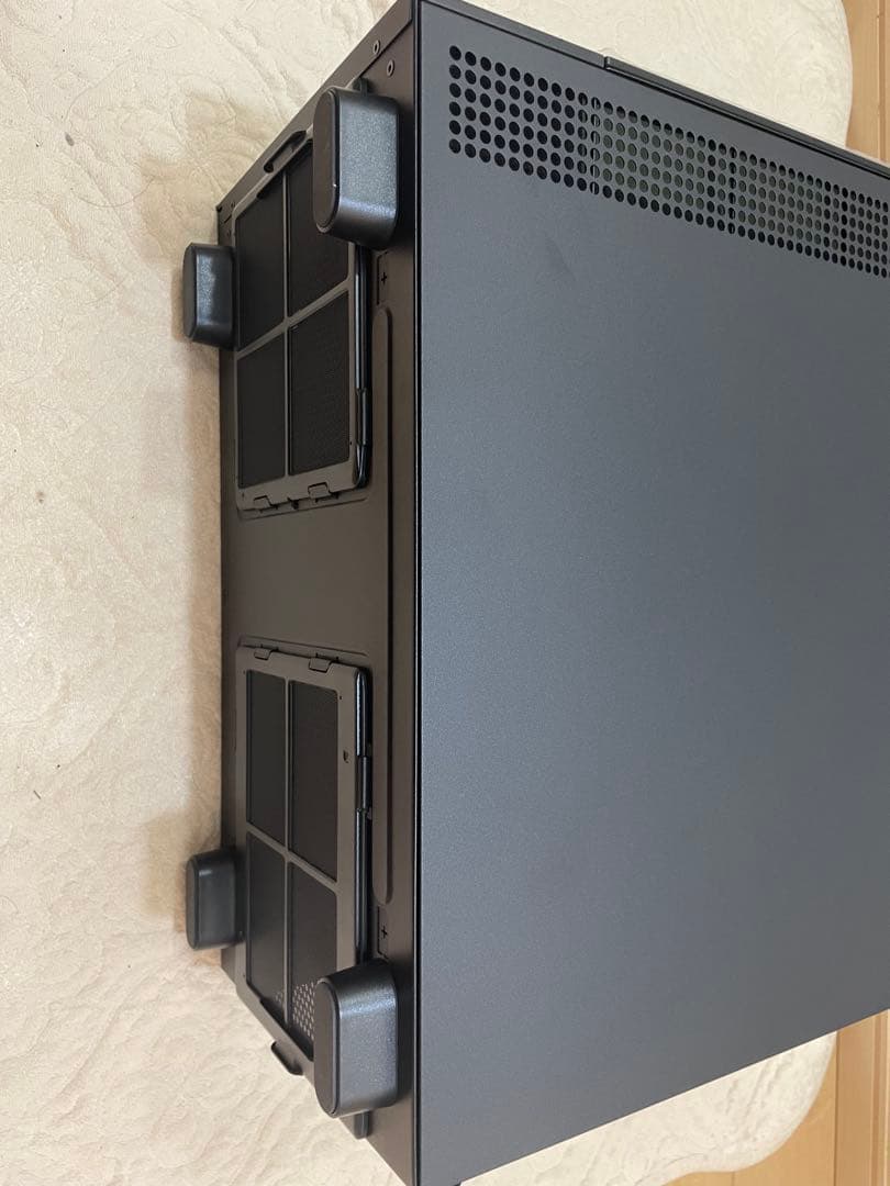 ブラックPCケース 透明サイドパネル付き