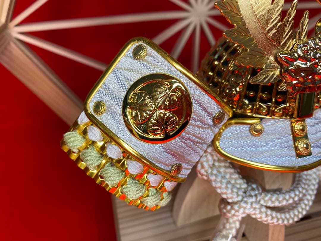 徳川家康公之兜　東京久月　五月人形　兜飾り　秋田杉　加茂　組子細工