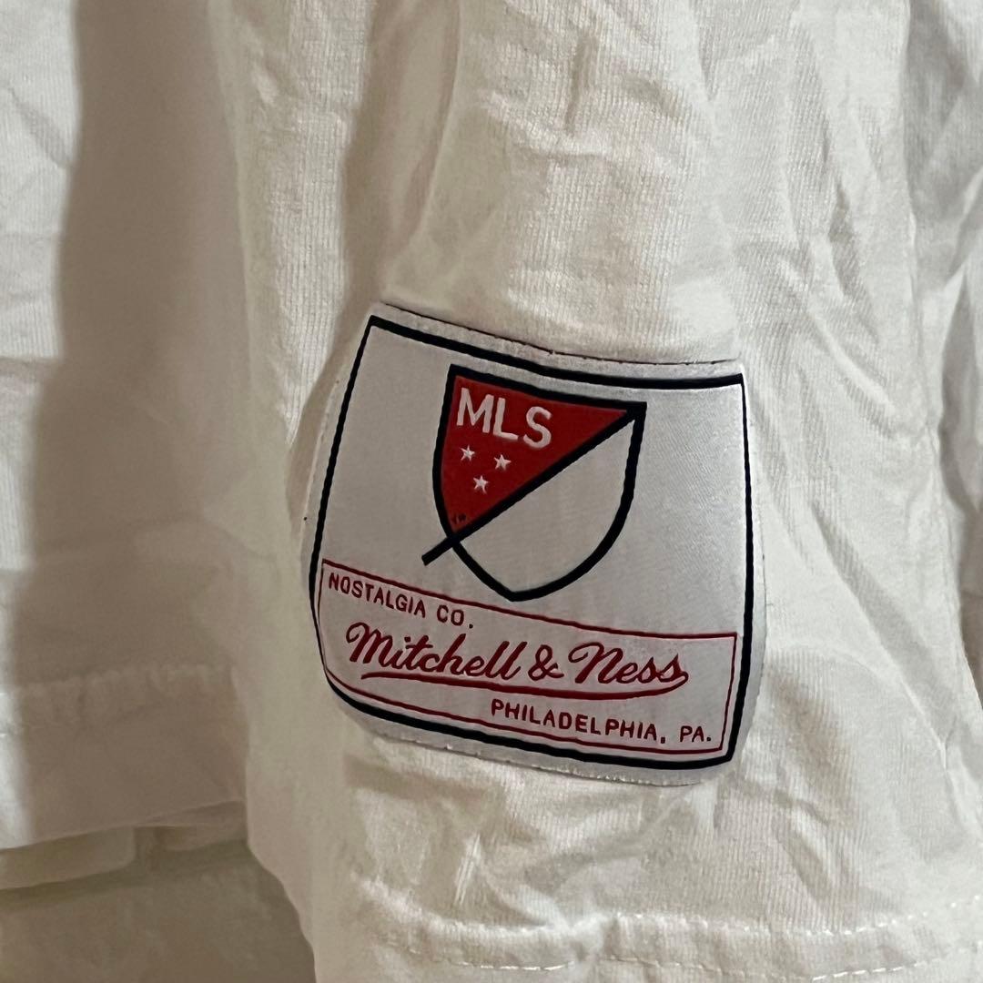 Mitchell & Ness 【S】サッカー ロゴ 長袖Tシャツ