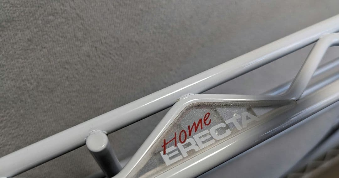 ☆セット購入①エレクターワイヤーシェルフ4枚☆廃盤白☆1900×900×600