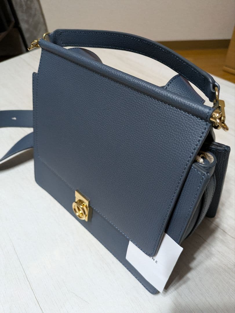 専用　POLÈNE NUMERO sept ショルダーバッグ ミッドナイトブルー