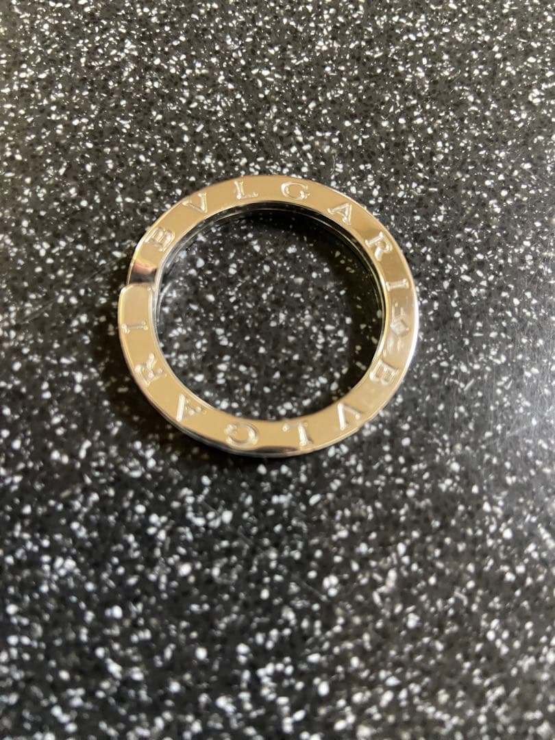 【新品】BVLGARI ブルガリ キーリング シルバー925 ロゴ刻印