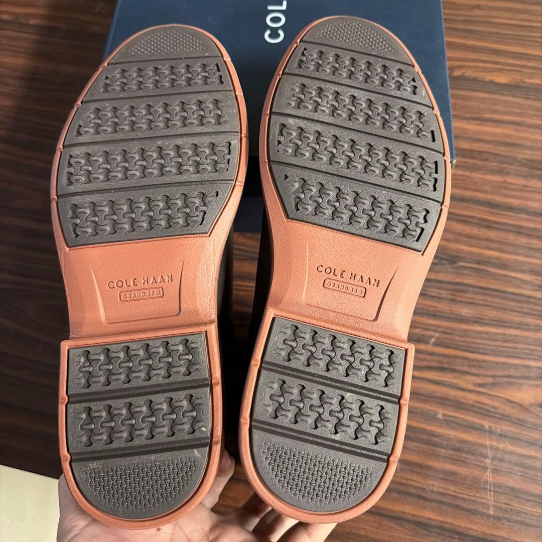 COLE HAAN ダークブラウン サイドゴアブーツ