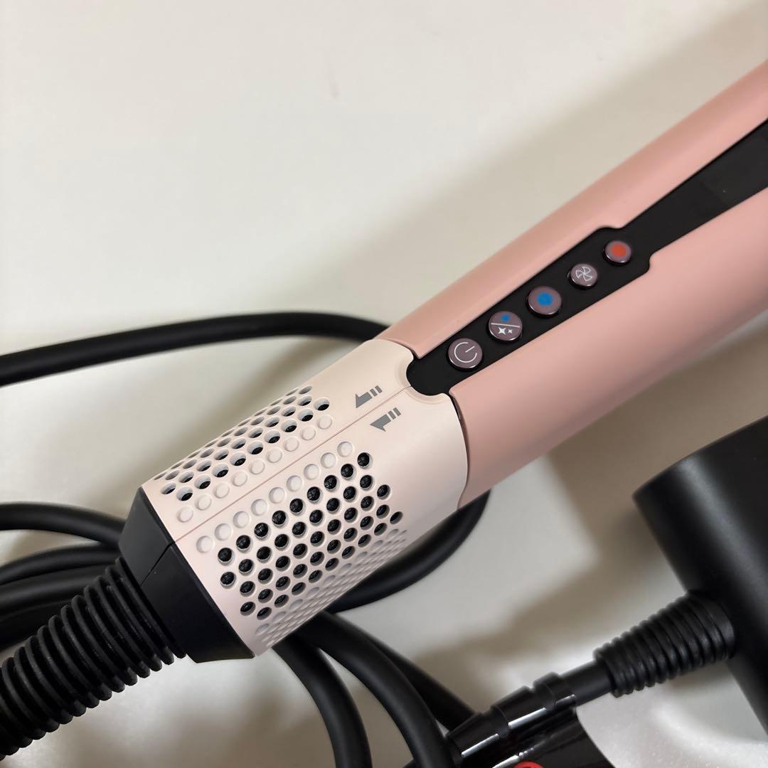 美品 ダイソン HT01 ヘアストレイトナー ピンク