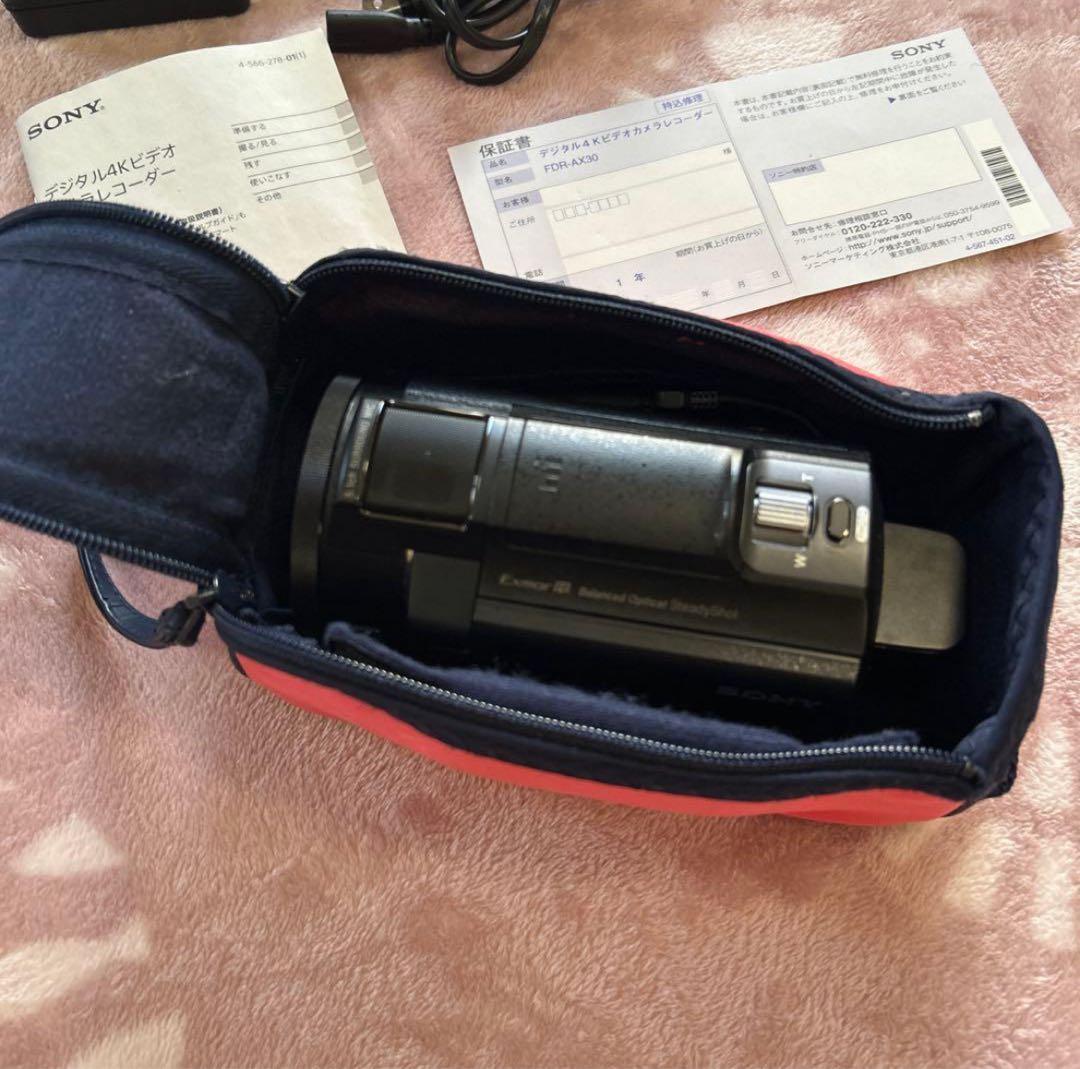 SONY FDR-AX30 4K ビデオカメラ　ハンディーカム　ハンディカム