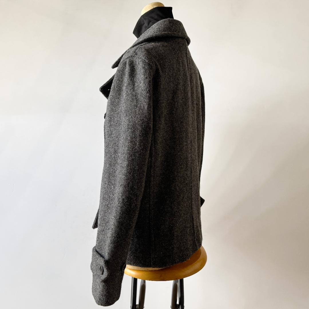 【美品】MHL. ショート ダブルブレスト コート ウール ジャケット