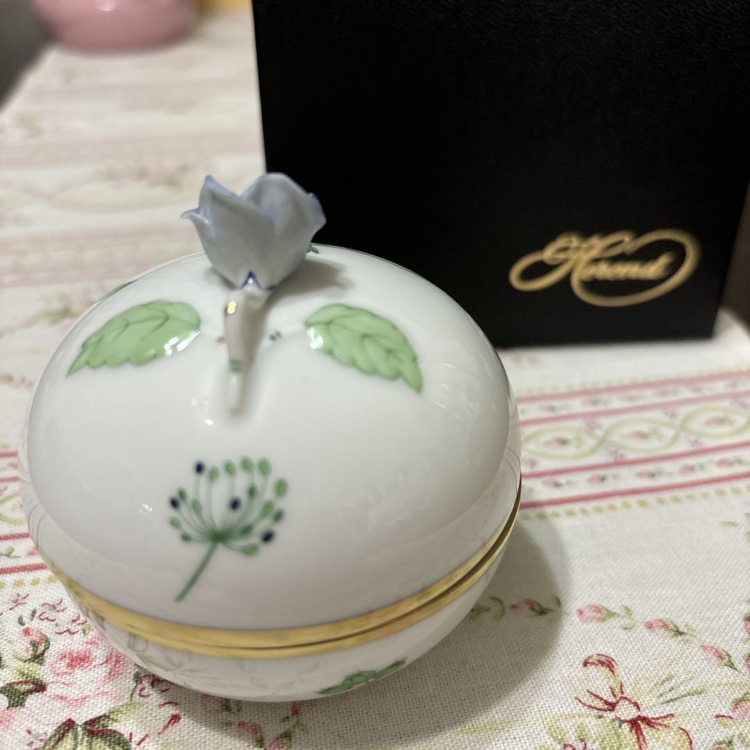 ヘレンド　ハーブガーデンボンボン入れ