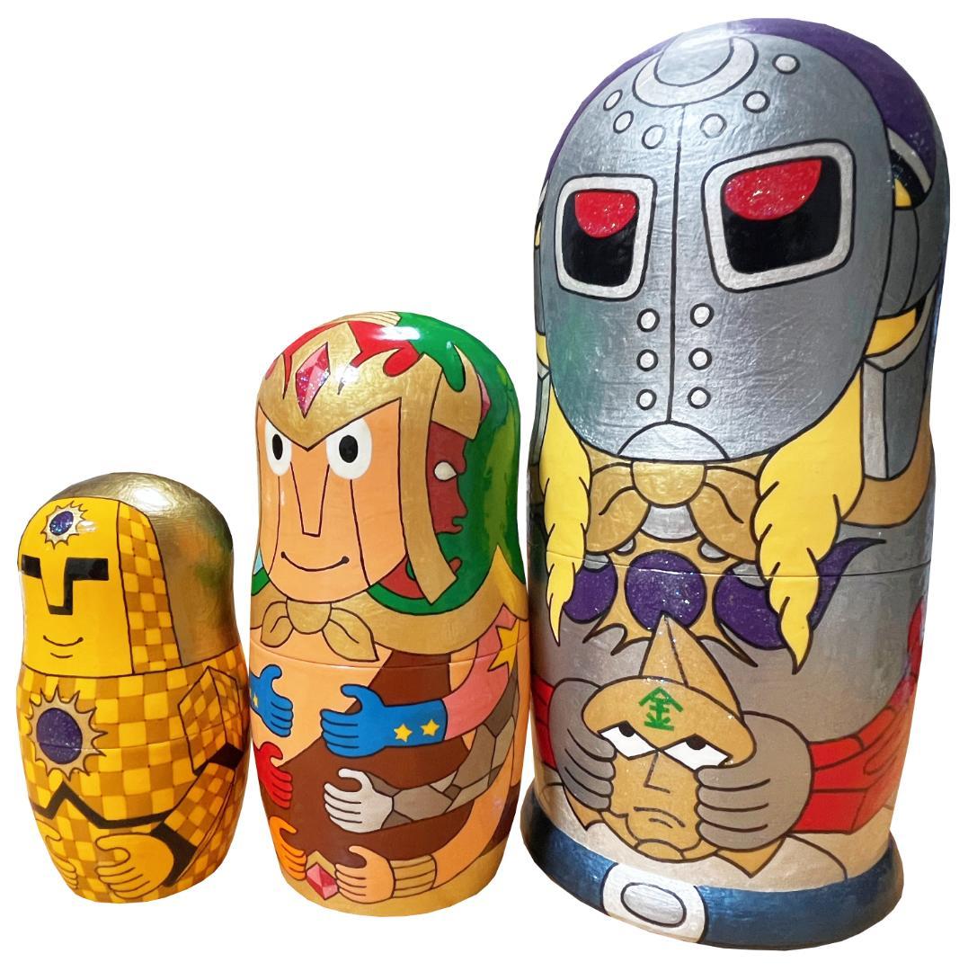 超特大！悪魔将軍（キン肉マン）マトリョーシカ 【10体1セット】