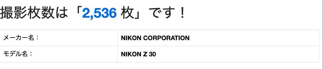 Nikon Z30 ミラーレス一眼カメラ ボディのみ Zマウント