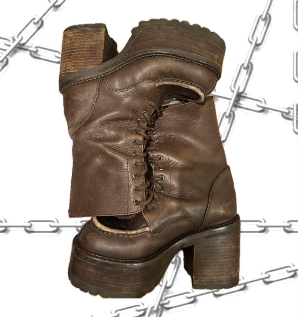 靴 Y2K el dantes Kojikuga Platform Boots