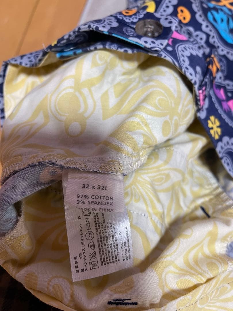 ラウドマウス　ゴルフパンツとキャップ　スカル柄