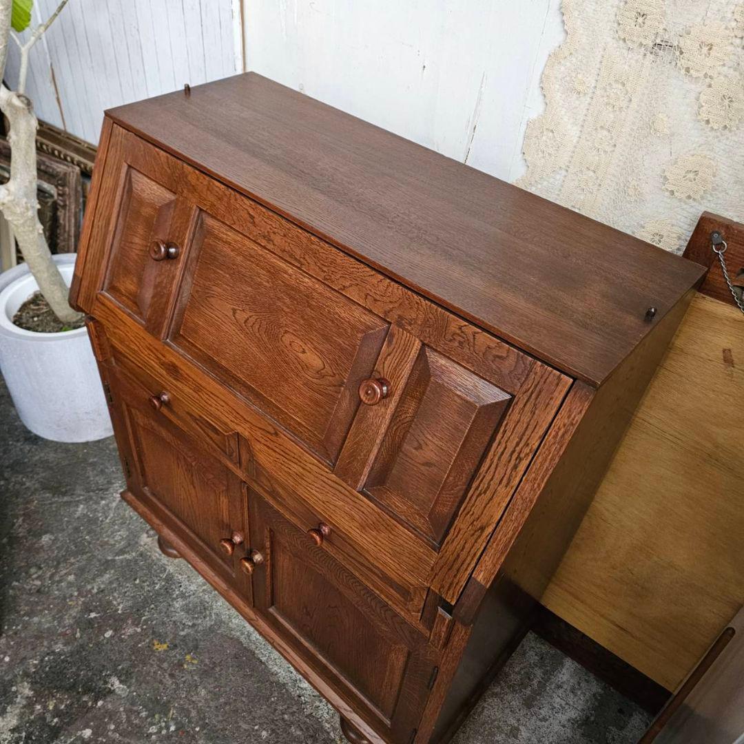 木製 本棚 吉田璋也？ 辰巳木工？ ビューローブックケース ライティング