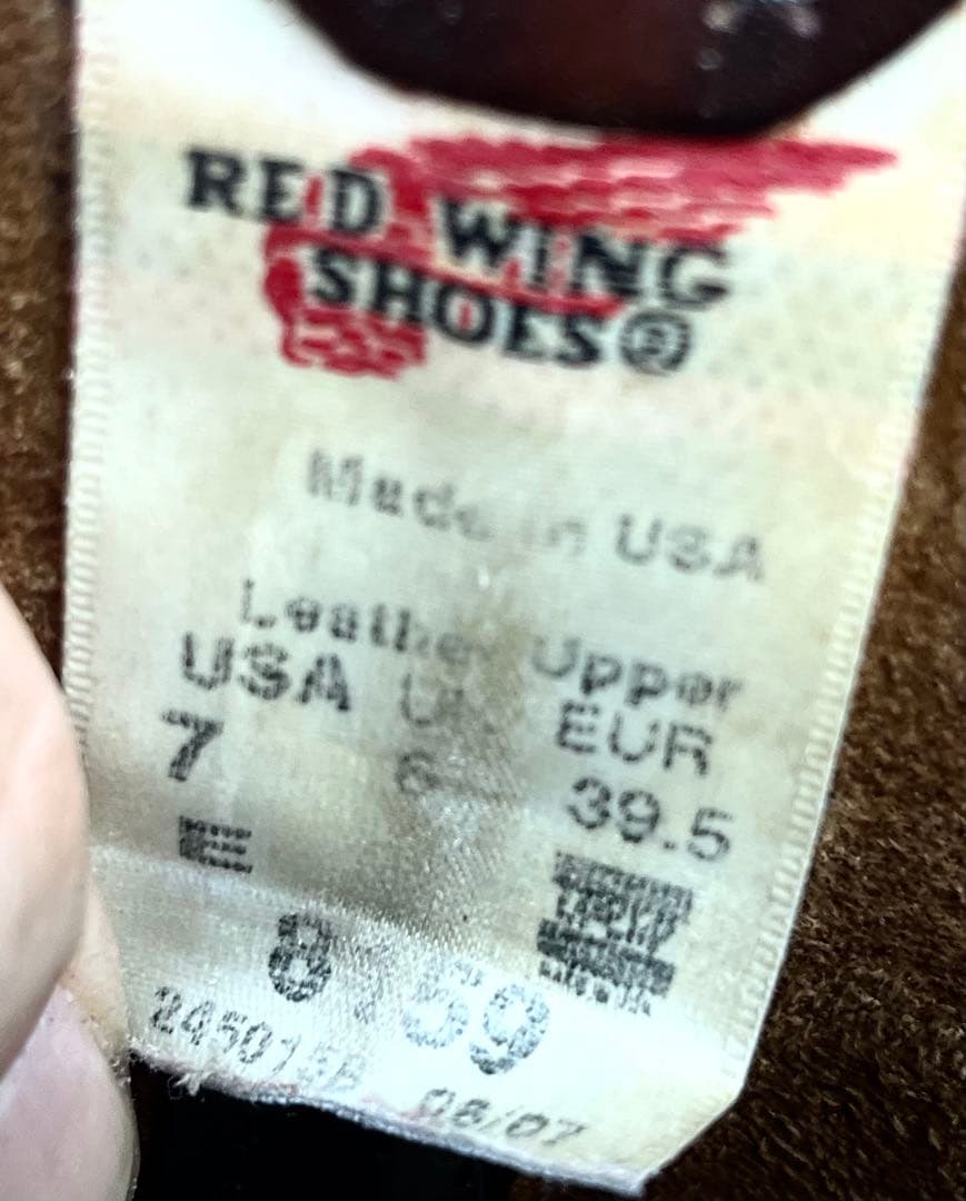 RED WING ペコスブーツ　US7E
