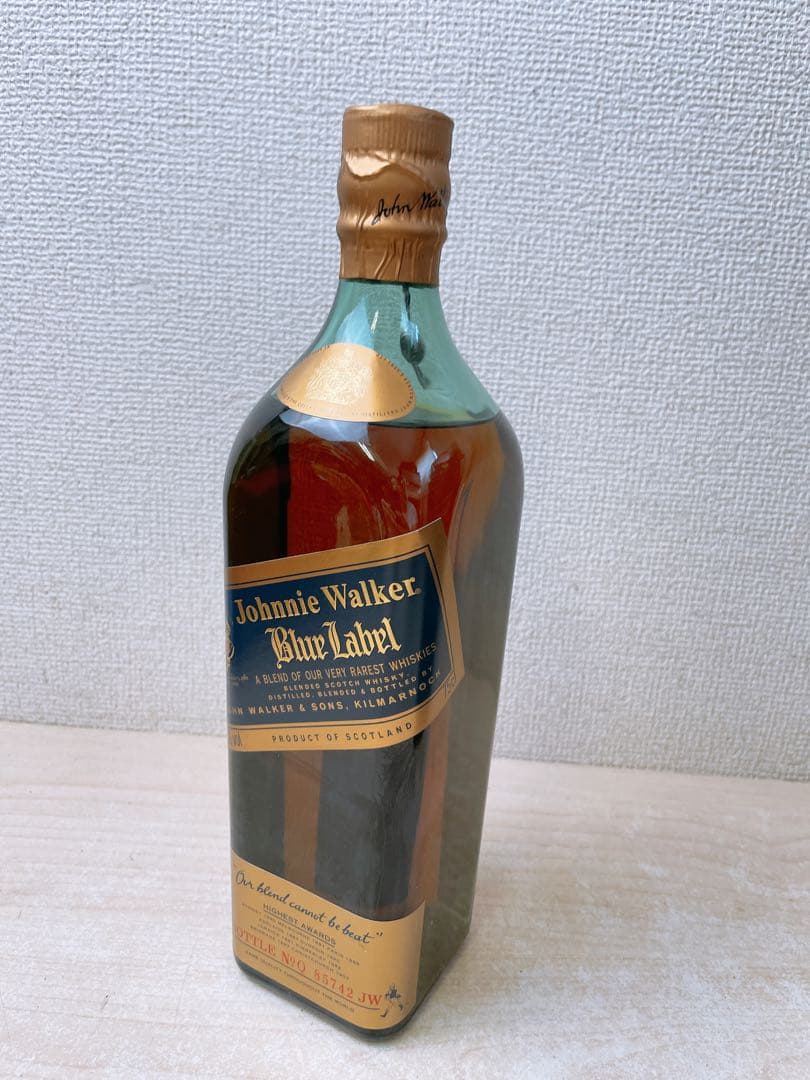 た*ん様 未開栓 JOHNNIEWALKER ジョニーウォーカー ブルーラベルウ