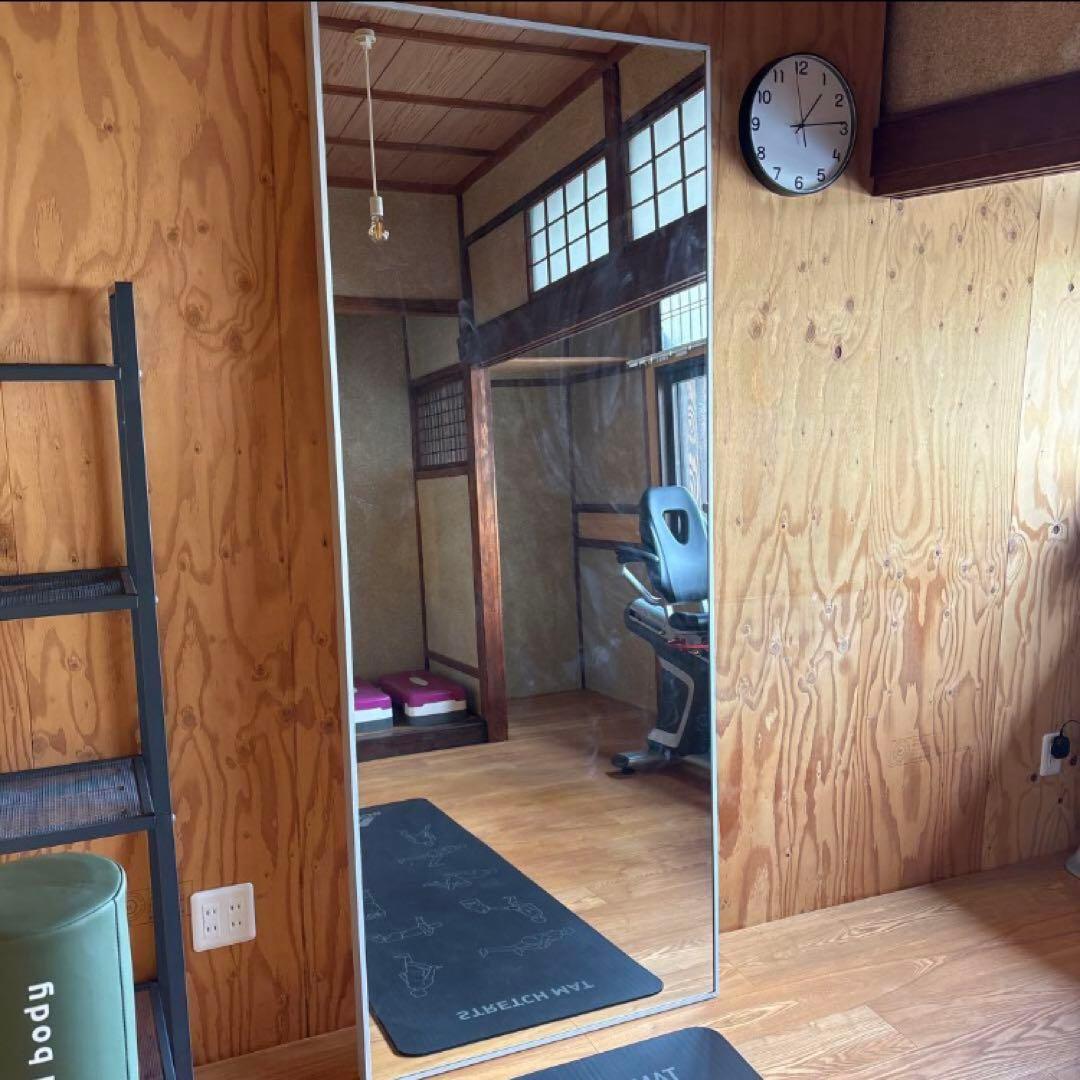 IKEA HOVET ホーヴェット ミラー, アルミニウム, 78x196 cm