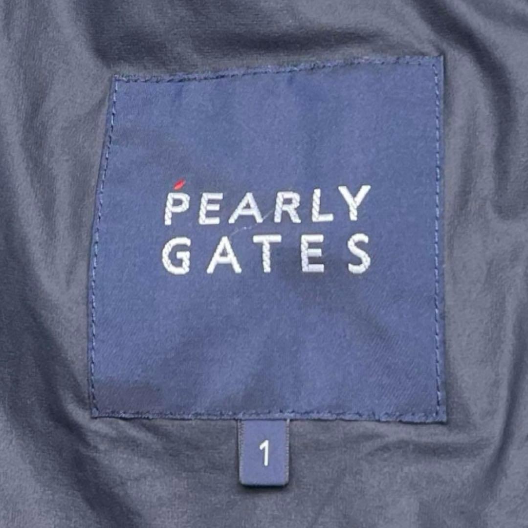 【美品】PEARLY GATES ロゴ ダウン アウター 中綿 ゴルフウェア