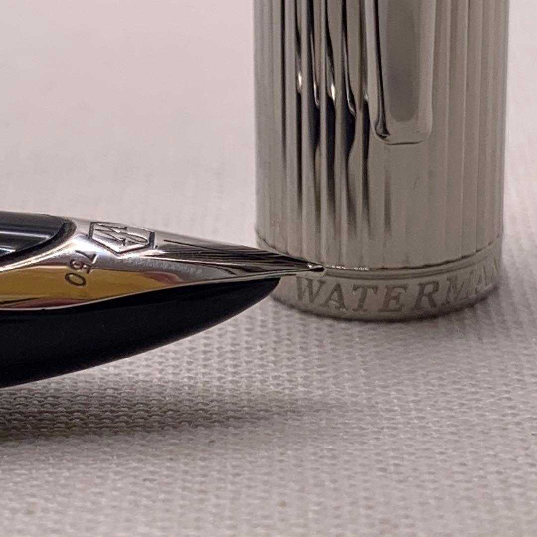 【限定品】ウォーターマン　カレン カーフスキン革巻き　万年筆　18K 字幅F