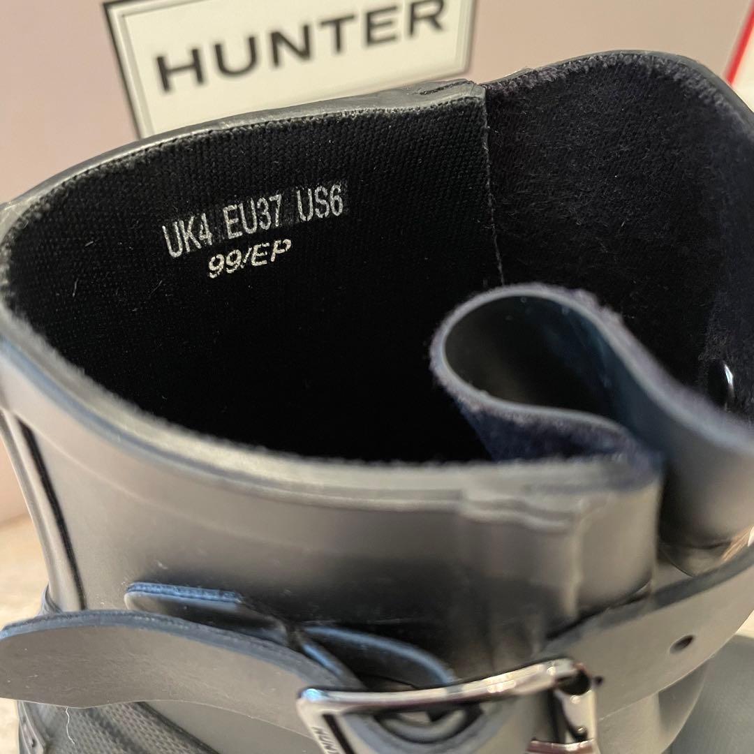 HUNTER ハンターオリジナル ガロッシュ アンクルベルト ヒールレインブーツ