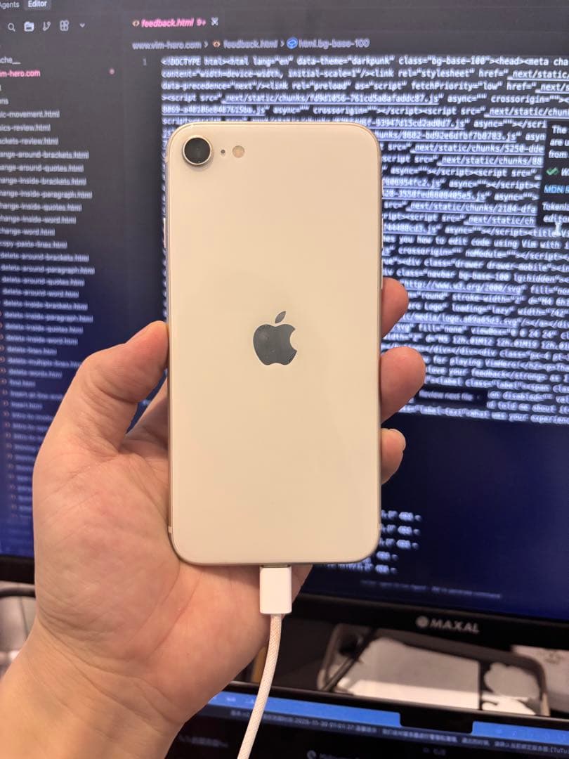 Apple iPhone SE3（特別仕様 ）ホワイト TypeC