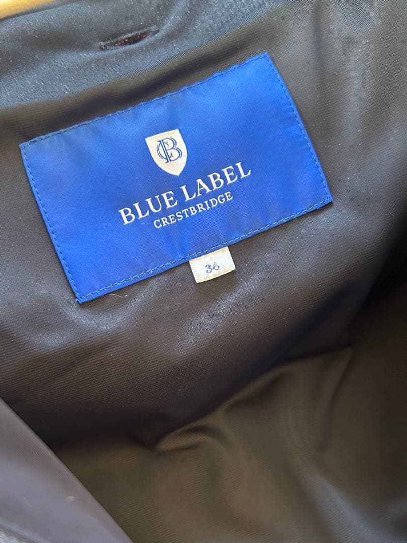 ブルーレーベル クレストブリッジ　モッズコート　インナー付きボアコート3way