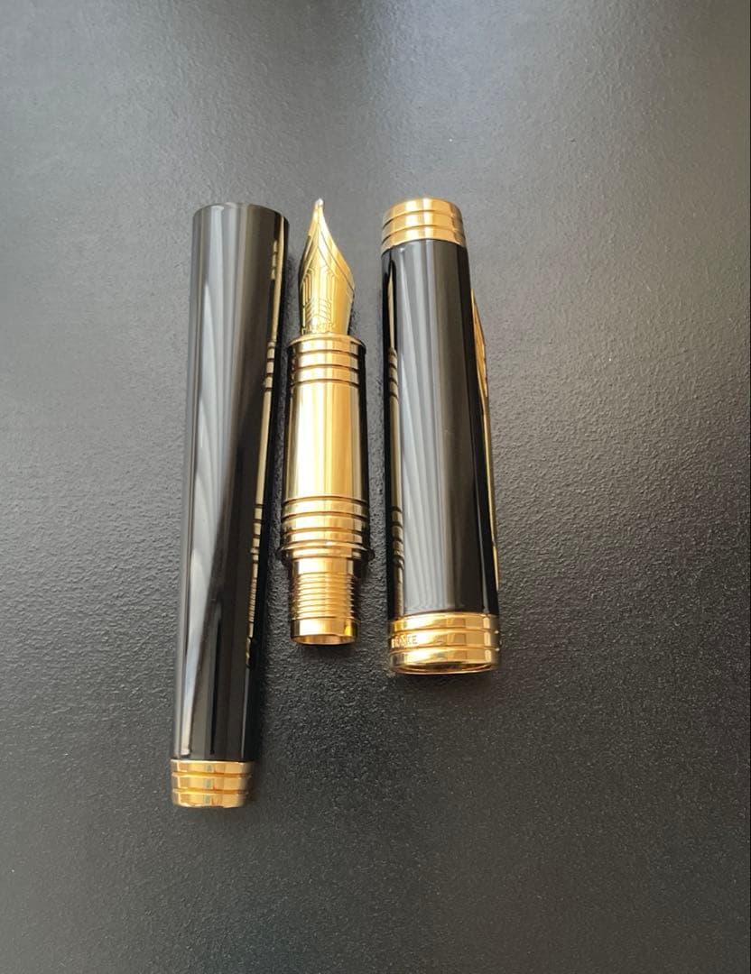 PARKER 万年筆　B 太字　インクカートリッジ(5本)付き