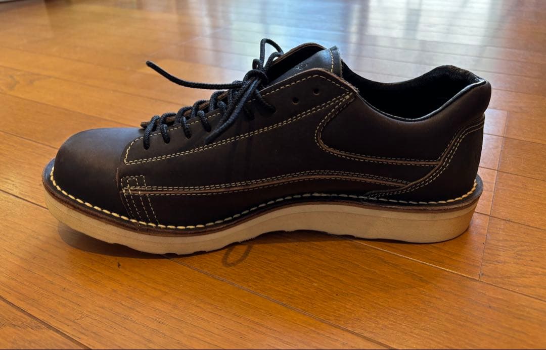 Danner ブラックレザー レースアップシューズ