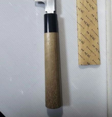 ☆庖刀なれど.!!☆刃渡:約360mm☆ 正本総本店 柳刃刺身庖刀(正夫)☆霞☆