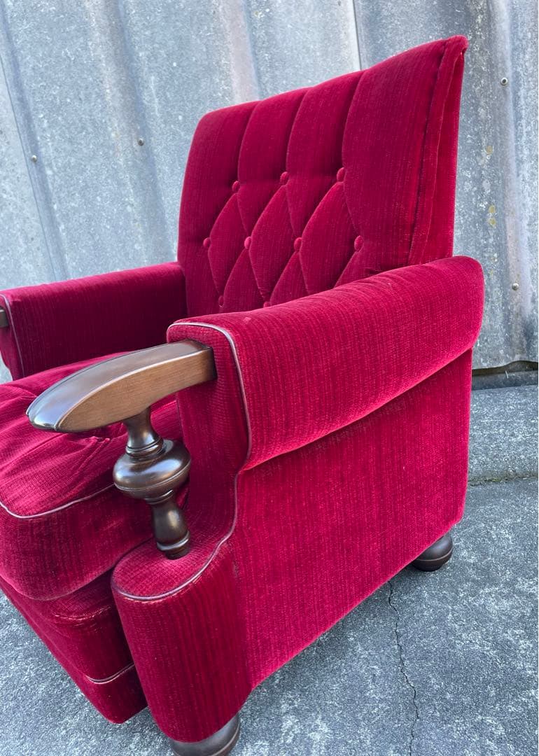 モリシゲ家具/MORISHIGE/オリーブ印/高級/1Pソファ/アームソファ/②