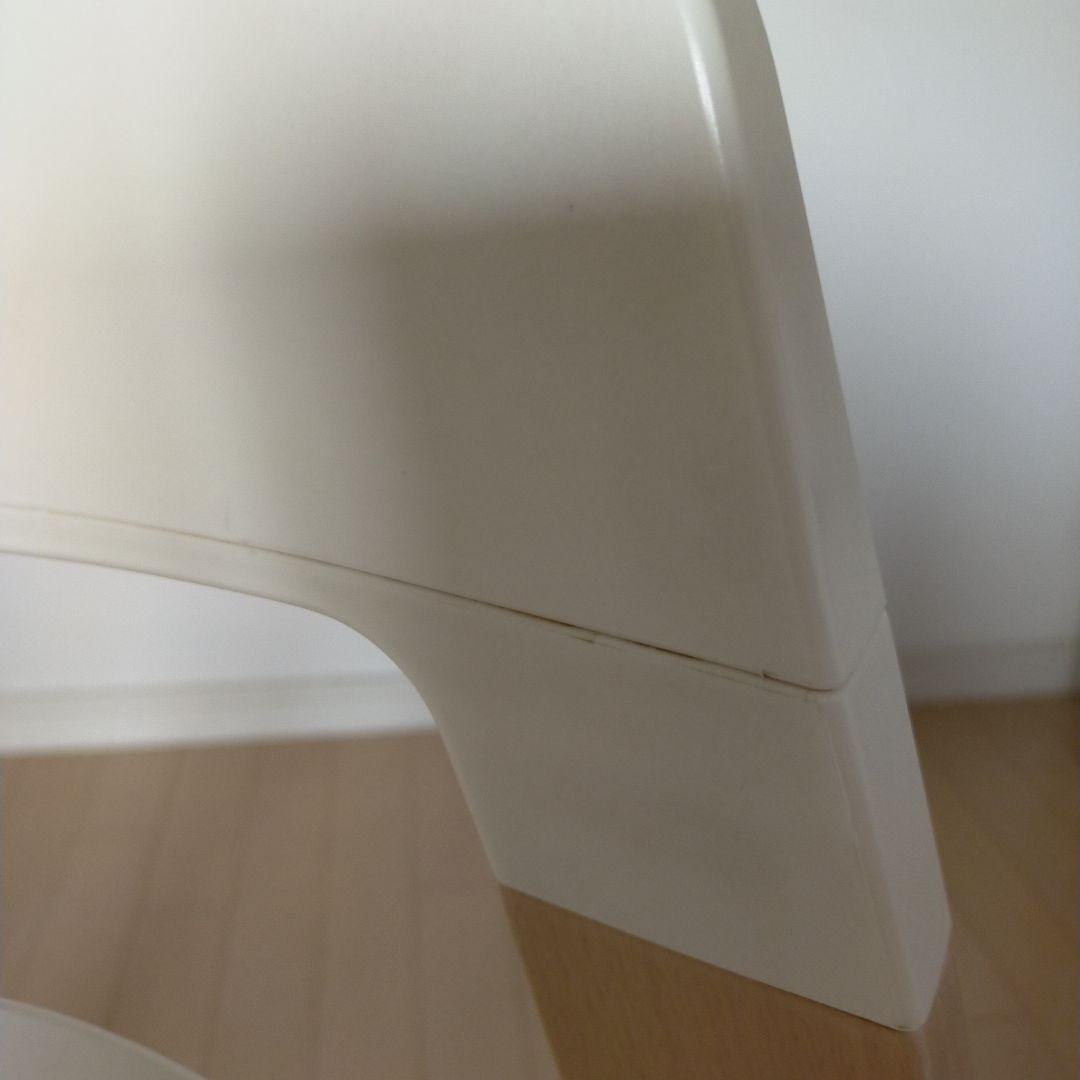 ホワイト　ストッケ　ステップス　チェア　ベビーチェア　取説、レンチ付