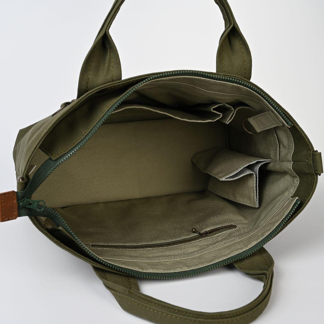 ハンドメイド 8号/11号×旧倉敷帆布×8番糸 スタンダードトート特大 付属品有