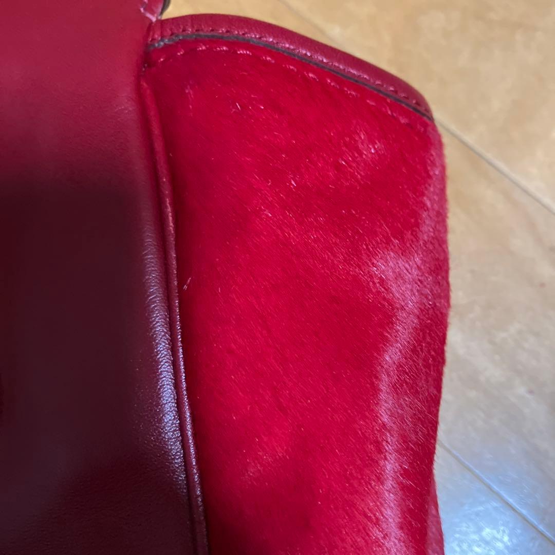 美品　COACH レッド トートバッグ